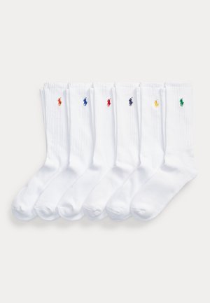 Polo Ralph Lauren, COTTON BLEND CREW SOCK 6 PACK - Sokken - white