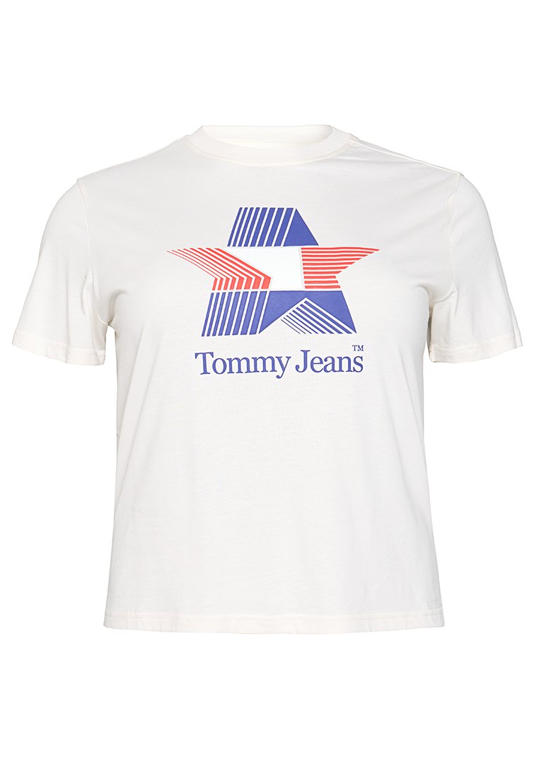 Tommy Jeans T-shirt print crème Tommy Jeans T-shirt print crème