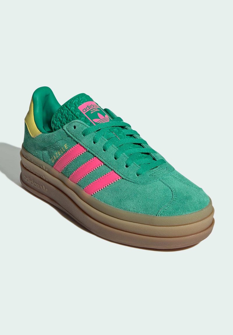 adidas gazelle silver green womens Adidas Gazelle Bold In Turquoise For Women