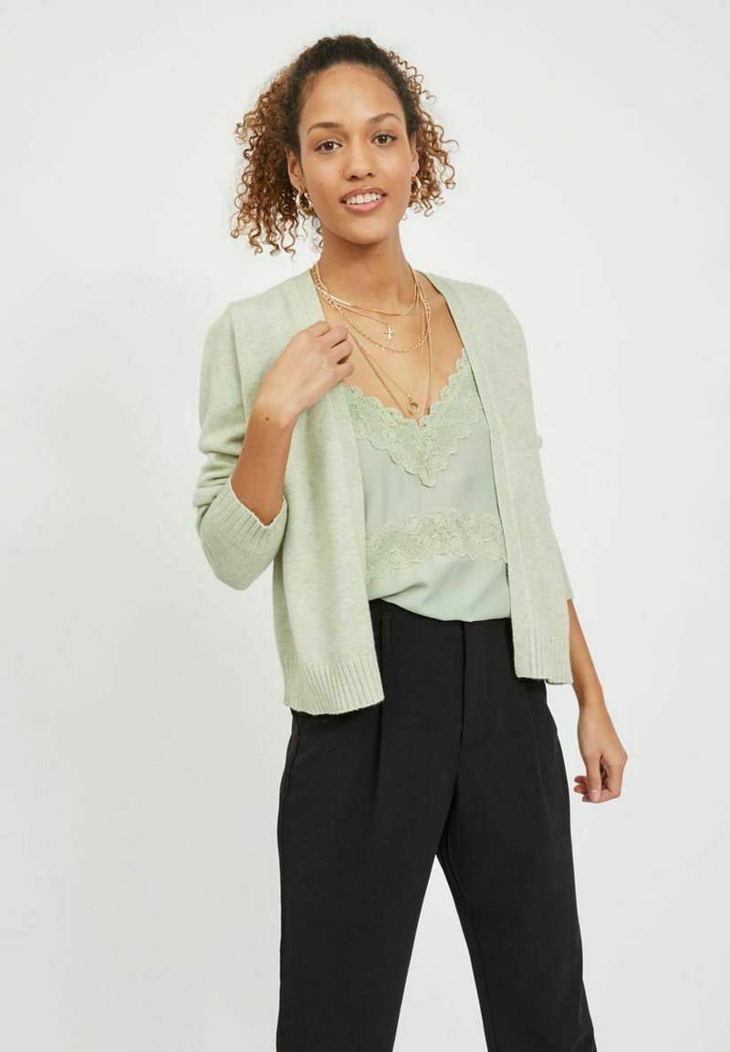 VILA VIRIL - Cardigan - desert sage
