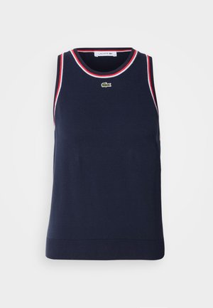 Lacoste Top - navy blue/rill-grenadine