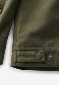 Next COLLARED TRUCKER - REGULAR FIT - Imiteret læderjakke - khaki green