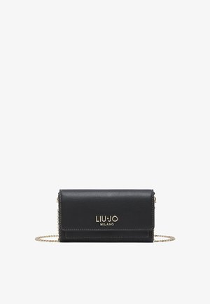 LIU JO, LIU JO LARGE WALLET WITH SHOULDER STRAP - Clutch - black