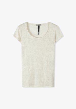 10DAYS, T-shirt basic - soft white melee