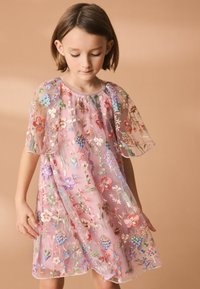 Next - EMBROIDERED  - Vestido informal - pink floral Imagen en miniatura 1