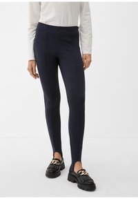 s.Oliver MIT FUSSSCHLAUFE - Legging (type pantalon) - navy