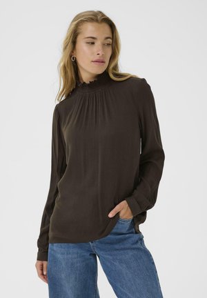TRINE - Blouse - chocolate brown