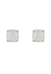 SMALL SQUARE STUDS - Øredobber - silver-coloured