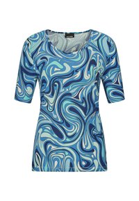 Unselected, blue light/blue turquoise patterned