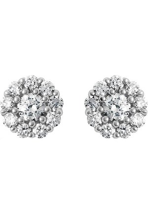 Ohrringe - weißgoldfarben