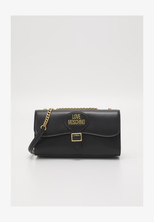 BUCKLE CROSSBODY - Taška s příčným popruhem - nero