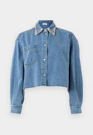 Nööpidega pluus - bleu jean