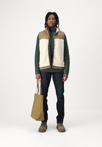 K-Way LE VRAI UNISEX - Bodywarmer - ecru/brown