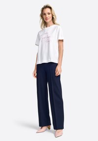 Rich & Royal T-shirt imprimé - white