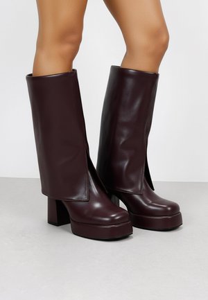 Botas mosqueteras - burdeos