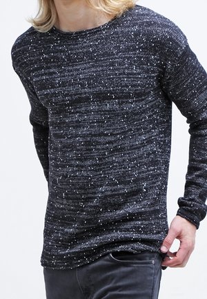 Selected Homme Strickpullover - black