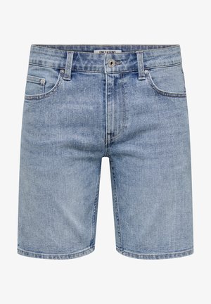 Only & Sons, ONSWEFT - Shorts vaqueros - light blue denim