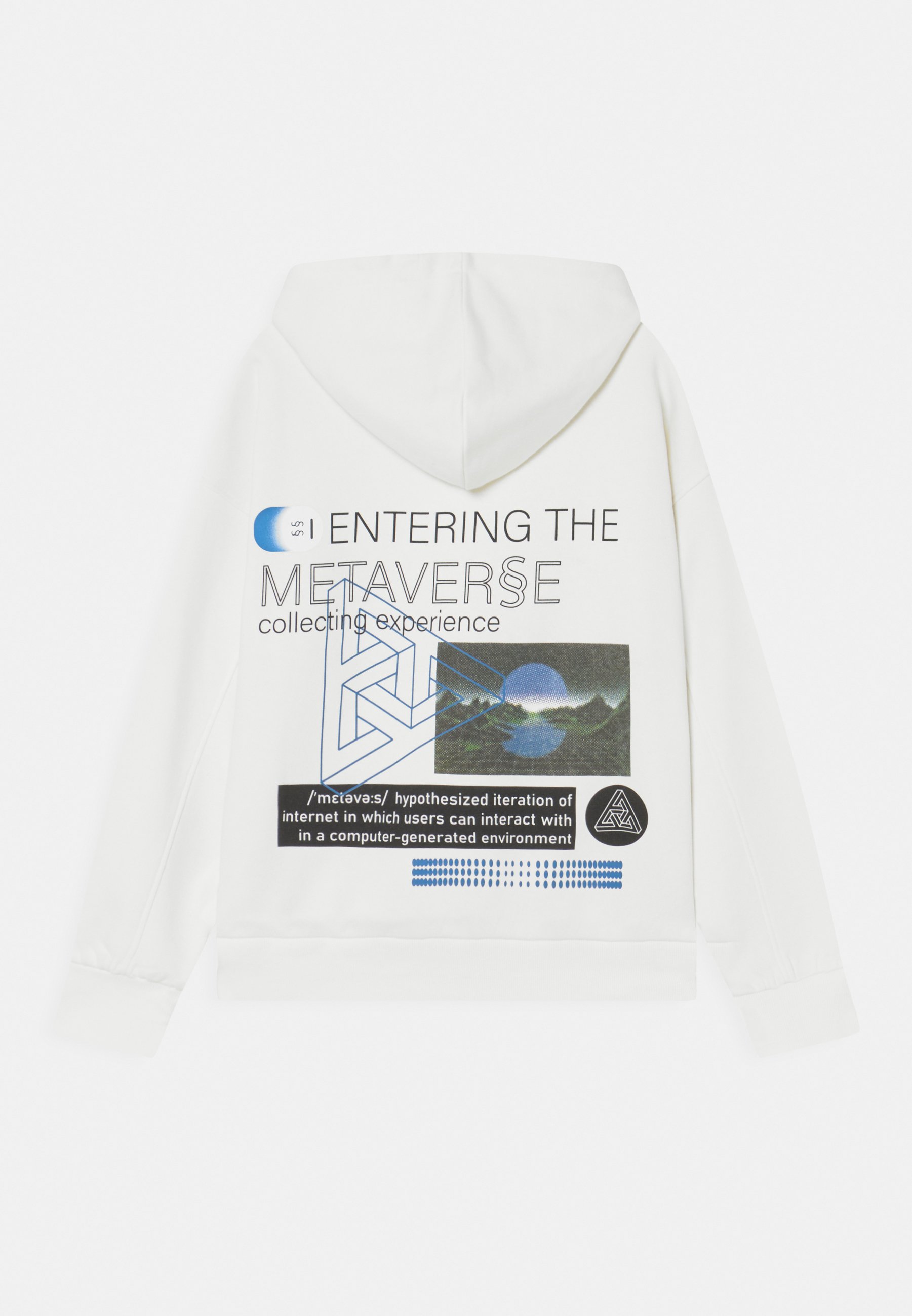 Lindex HOODIE METAVERSE - Mikina - off 