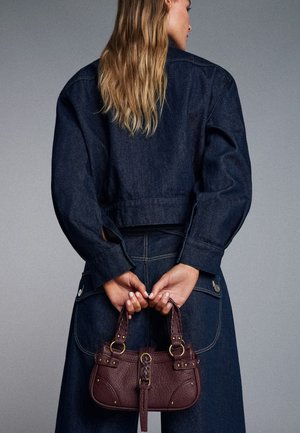 Bershka, VINTAGE-EFFECT - MINI BAG - Borsa a mano - dark red
