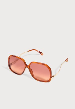 CHLOÉ, Слънчеви очила - havana/gold-coloured/red