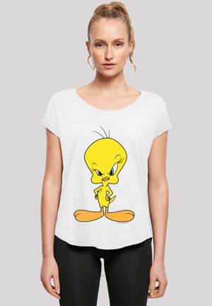 F4NT4STIC LOONEY TUNES ANGRY TWEETY - Potiskana majica - white