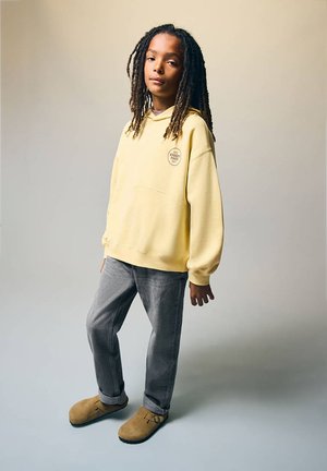 Mango Kids, KID - Felpa con cappuccio - yellow