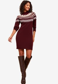 Friends Like These REGULAR FIT FAIRISLE - Strickkleid - red