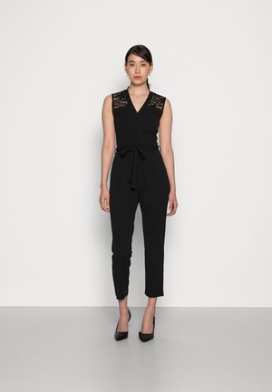 OCCASION V NECK BELTED SLEEVELESS - Jumpsuit - black