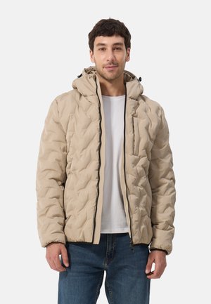 CASH-MERE PADDED JACKET MIT KAPUZE - Winterjacke - khaki