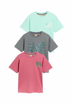 REGULAR FIT - SIGNATURE 3 PACK - Tricou cu imprimeu - red mint green