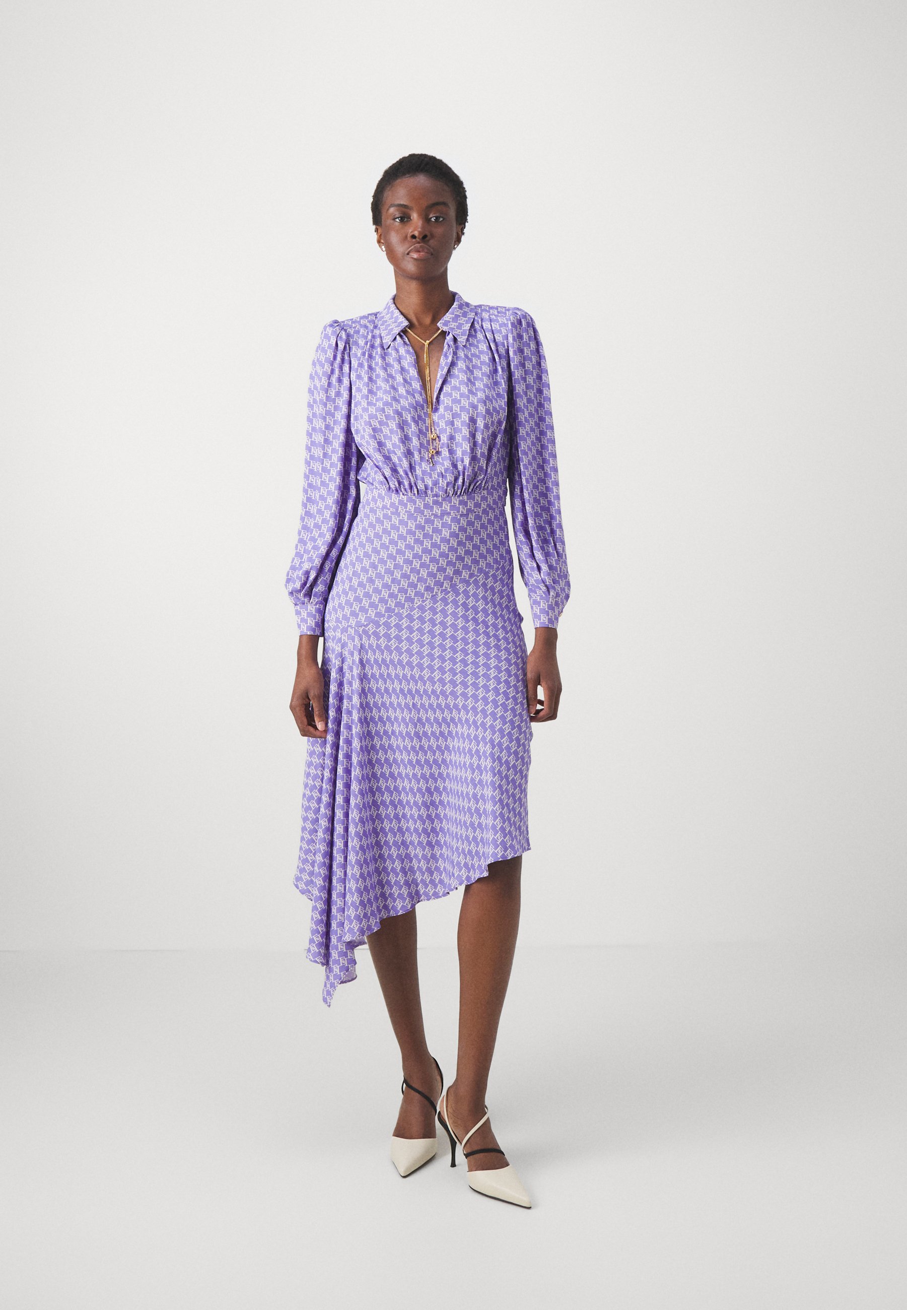Elisabetta Franchi WOMENS DRESS - Day dress - iris/burro/lilac 