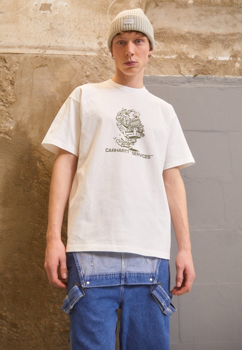 Carhartt WIP MOVING SERVICE Print Tshirt white Zalando