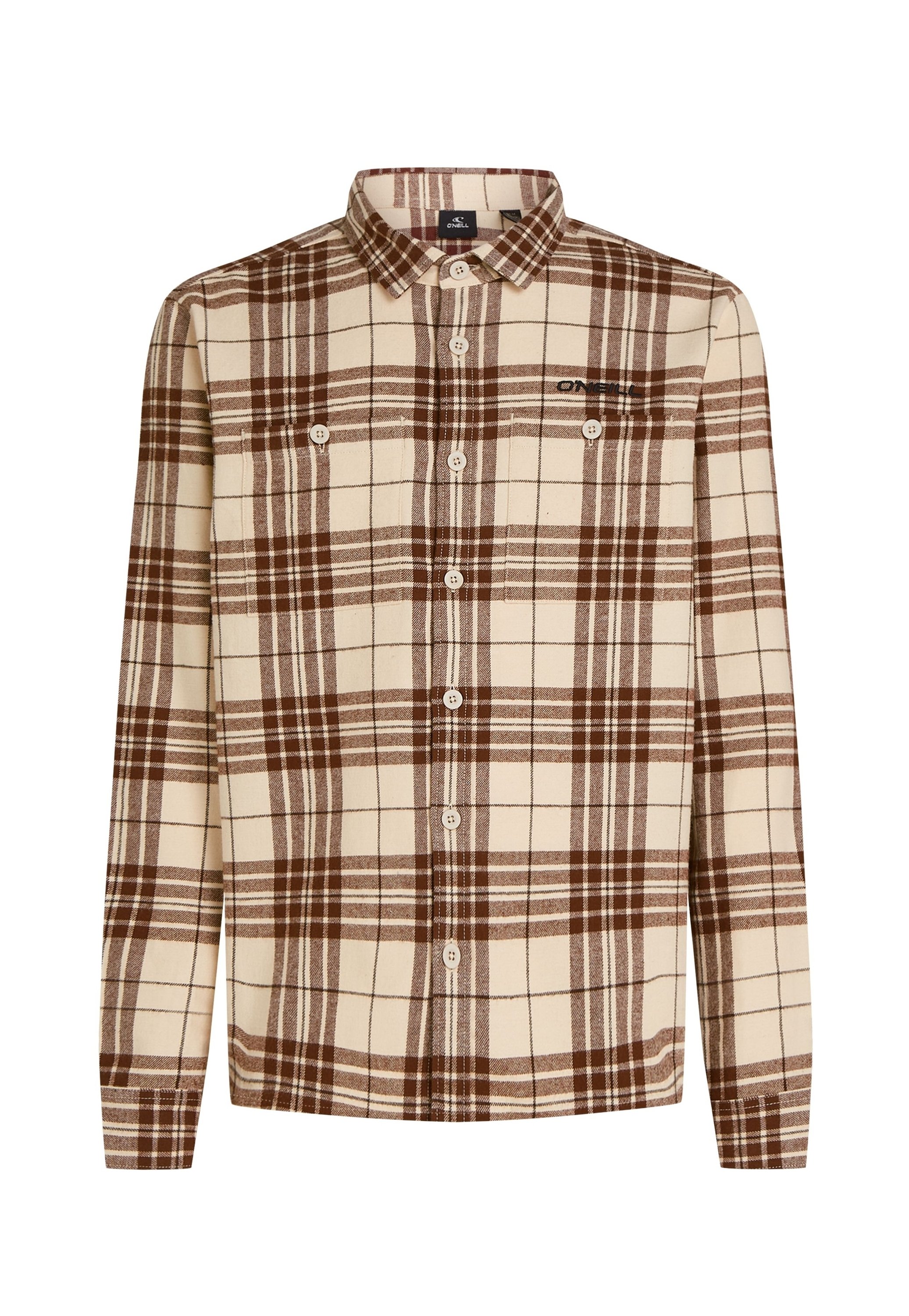 O'Neill MUST-HAVE FLANNEL - Shirt - beige flannel check/beige