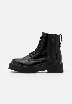 Botines con plataforma - black