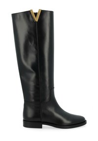 Bottes Texanes En Cuir Via Roma 15 - Or - Pointure 40 - Talon Bloc Bas - Neuf Avec Boîte