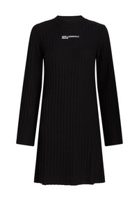 PLISSE KNIT - Kampsunkleit - black
