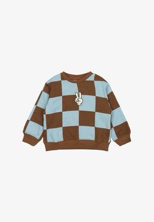 PAULIE OS - Športni pulover - toffee check