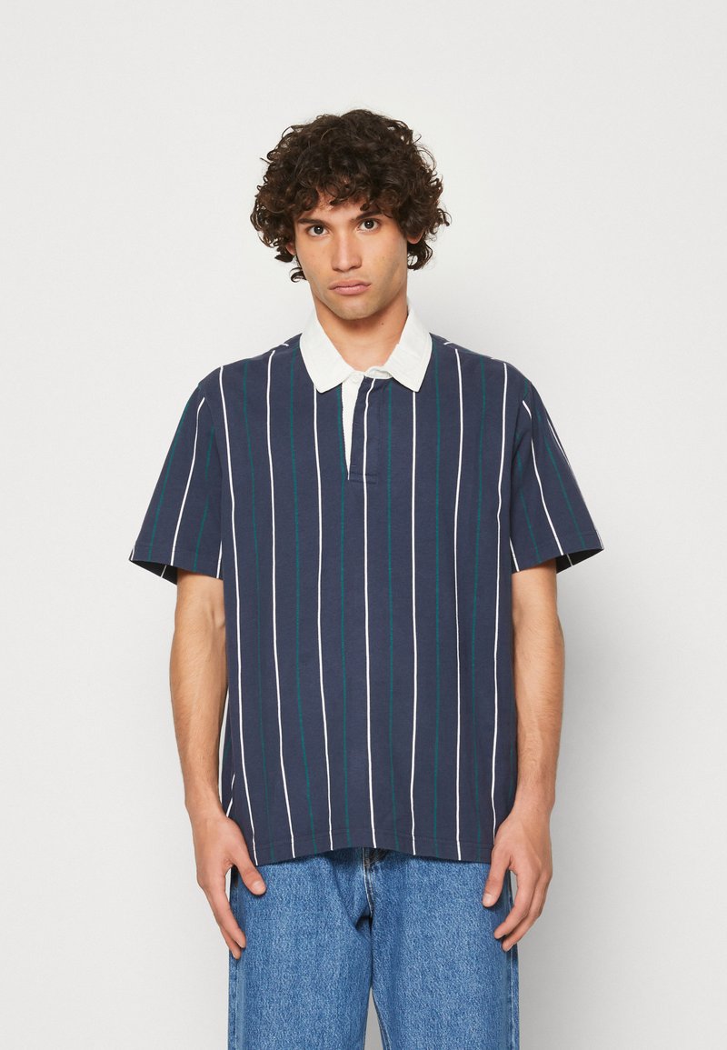 Abercrombie & Fitch SHORT SLEEVE RUGBY Polo shirt blue Zalando