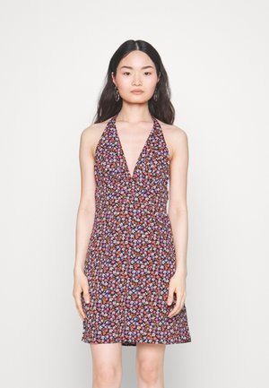 Noisy May Petite NMRUE HALTERNECK MINI DRESS - Φόρεμα ημέρας - black