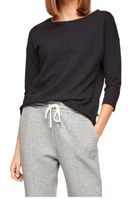 QS Langarmshirt - black