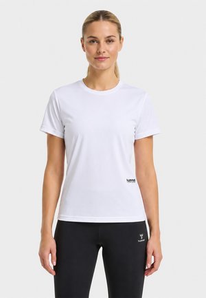 Hummel, EINFARBIGES TRAININGSSHIRT 2ER-SET RUNDHALS KURZARM - Sports T-shirt - weiß