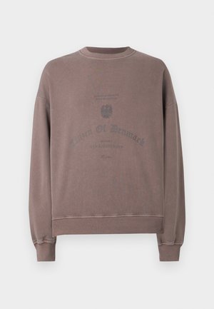 Han Kjøbenhavn CITIZEN PRINTED CREW NECK UNISEX - Sweatshirt - stone grey