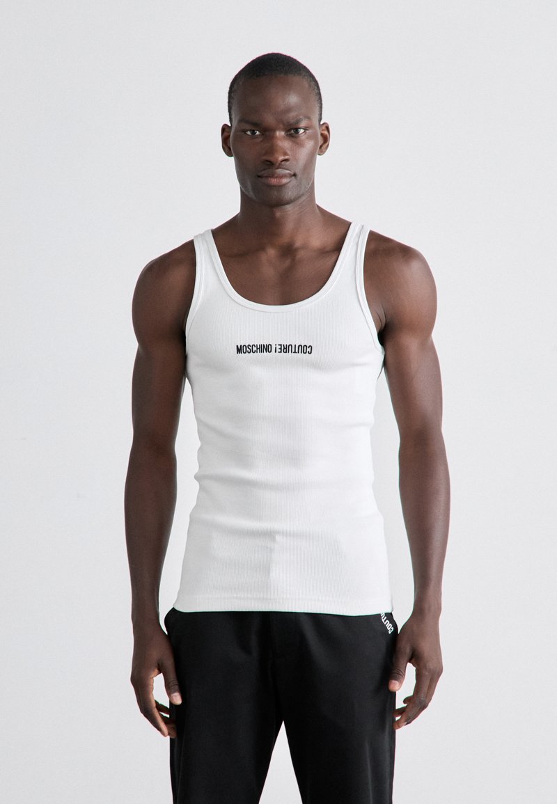 MOSCHINO CANOTTA - Top - fantasia bianco