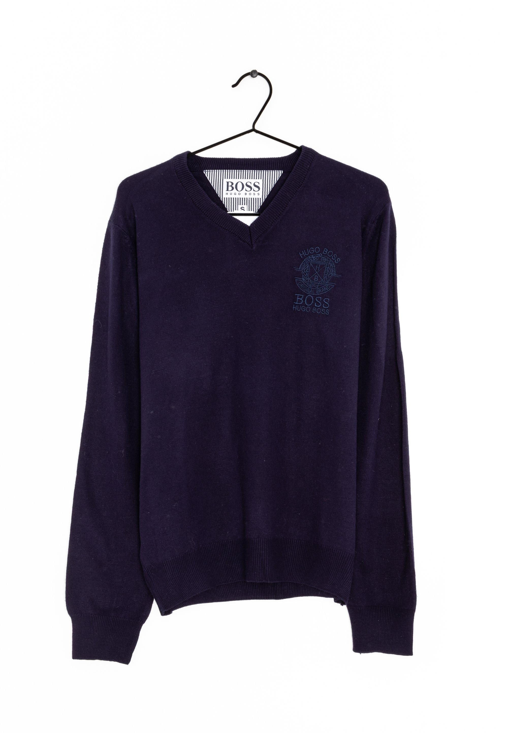 BOSS Strickpullover dark blue/dunkelblau (Pre-owned)