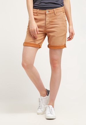 Short en jean - orange