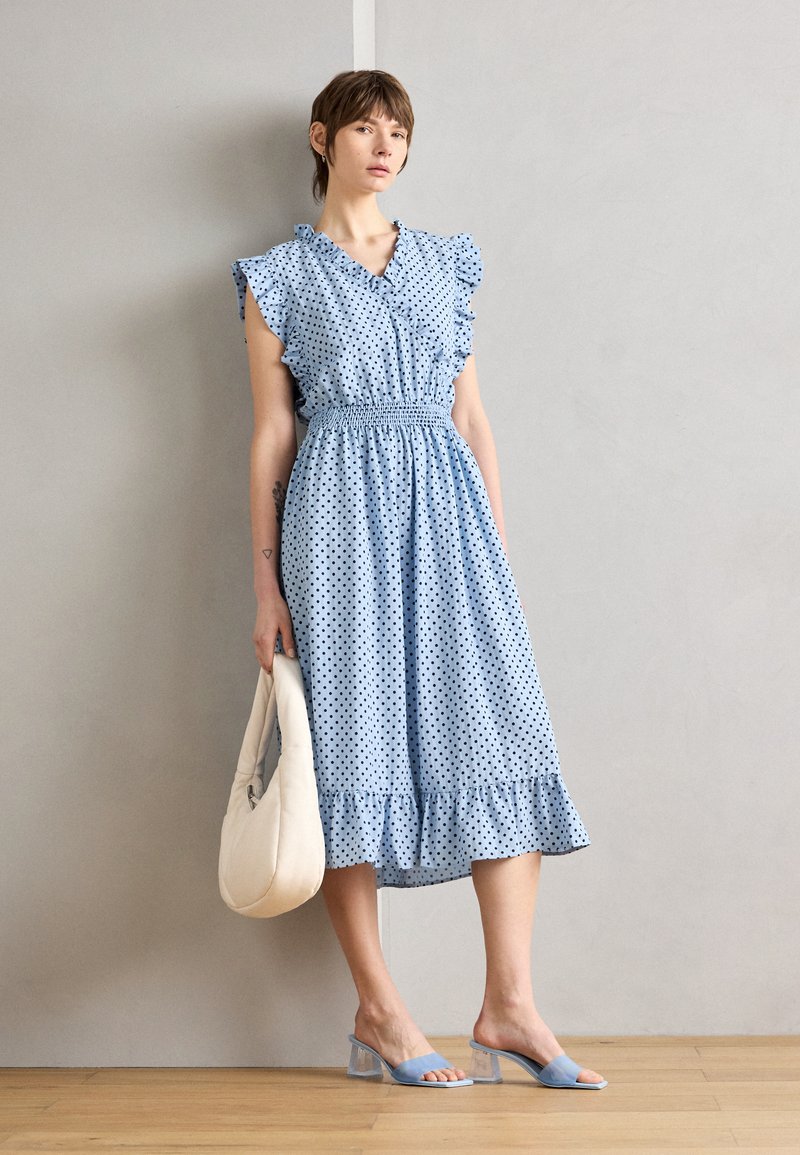 brown bubble dress Bonjour Bubble Hem Mini Dress Brown