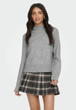 PULLOVER JDYRUE  - Strickpullover - light grey melange