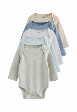 Next, LONG SLEEVE BABY BODYSUITS 5 PACK - Body - grey blue neutral