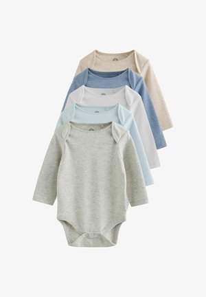 Next, LONG SLEEVE BABY BODYSUITS 5 PACK - Body - grey blue neutral