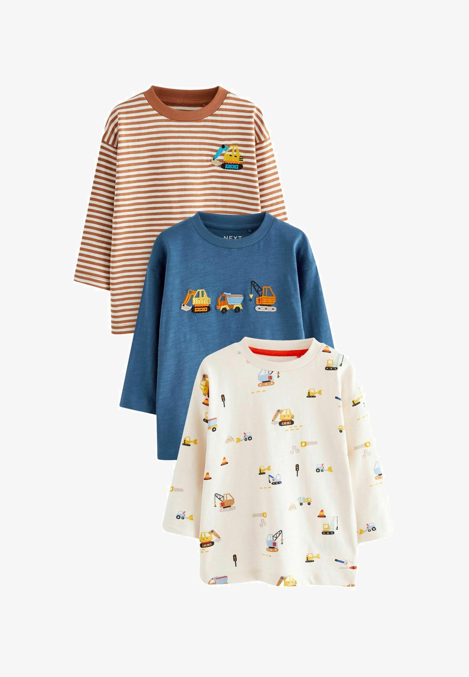 Confezione da 2 magliette a maniche lunghe per bambini maschi, magliette con dinosauri per bambini piccoli, top 100% cotone, magliette da escavatore per 2 3 4 5 6 7 anni, rosso e giallo., 2 anni Confezione da 2 magliette a maniche lunghe per bambini maschi, magliette con dinosauri per bambini piccoli, top 100% cotone, magliette da escavatore per 2 3 4 5 6 7 anni, rosso e giallo., 2 anni